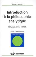 Introduction à la philosophie analytique, La logique comme méthode