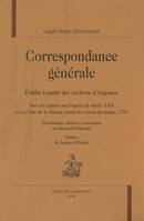 Correspondance générale - établie à partir des archives d'Argenson, établie à partir des archives d'Argenson