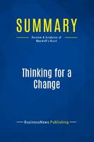 Summary: Thinking for a Change, Review and Analysis of Maxwell's Book