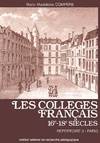 3, Répertoire Paris, Les collèges français, XVIe/XVIIIe siècles, Répertoire Paris