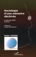 Sociologie d'une mémoire déchirée, Le cas des exilés iraniens