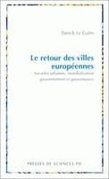 Le retour des villes européennes, Sociétés urbaines, mondialisation, gouvernement et gouvernance