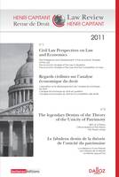 Revue de droit Henri Capitant 2011. Co-édition Dalloz / Lextenso, Co-édition Dalloz / Lextenso