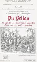 Du Bellay : Antiquité et nouveaux mondes dans les recueils romains, Journées d'études du XVIe siècle de l'Université de Nice-Sophia Antipolis, actes du Colloque de Nice, 17-18 févr. 1995