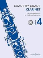 Grade by Grade - Clarinet, Degré 4. clarinet and piano.