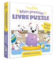 DISNEY BABY - Mon Premier Livre Puzzle - 5 puzzles 4 pièces - Chiots et chatons, Chiots et chatons