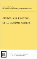 Études sur l'Égypte et le Soudan anciens, Cripel 4 : Études sur l'Égypte et le Soudan anciens, Cahier de Recherche de l'Institut de Papyrologie et d'Egyptologie de Lille, 4