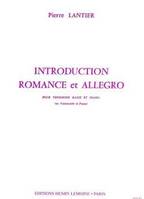 Introduction, romance et allegro, Trombone basse ou violoncelle et piano