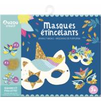 Mes masques en paillettes et sequins étincelants / créatures enchantées