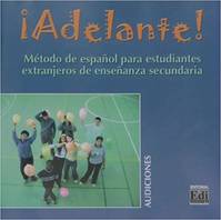 ¡Adelante!, Método de español para estudiantes extranjeros de enseñanza secundaria - CD Audio