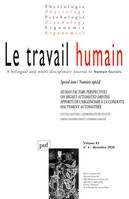 Le travail humain 2020-4, vol. 83, n.4