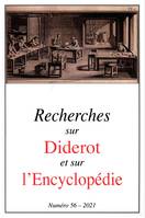 Revue Recherches sur Diderot et sur l’Encyclopédie 56 - 2021, Les réceptions de Diderot et de l'Encyclopédie