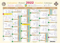 Calendrier familial catholique 2022 grand format A3