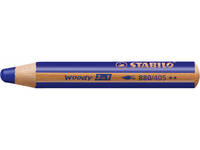 Stabilo Woody 880/405 Crayons géants 3 en 1 Bleu Outremer