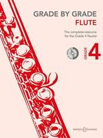 Grade by Grade - Flute, Degré 4. flute and piano.