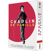 Chaplin en famille - Le dictateur + Les temps modernes + La ruée vers l'or + Le cirque + The Kid (Ve