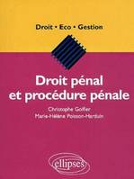 DROIT PENAL ET PROCEDURE PENALE