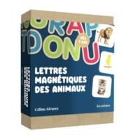 Lettres magnétiques des animaux, Dès 3 ans