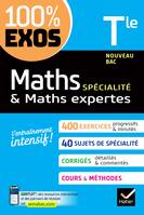 Maths (spécialité) & Maths expertes (option) Tle générale, exercices résolus - Nouveau bac Terminale