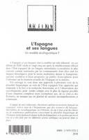 L'ESPAGNE ET SES LANGUES, Un modèle écolinguistique ?