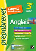 Anglais 3e (A2-B1) - Prépabrevet Cours & entraînement, fiches de cours, entraînement écrit et oral