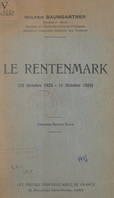 Le Rentenmark (15 octobre 1923 - 11 octobre 1924)