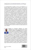 L'odyssée du constitutionnalisme en Afrique Jean-Nazaire Tama