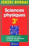 Sciences physiques 3e