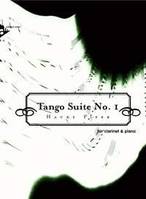 Tango Suite No. 1, clarinet and piano. Partition et partie.