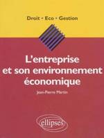 L'ENTREPRISE ET SON ENVIRONNEMENT ECONOMIQUE DROIT