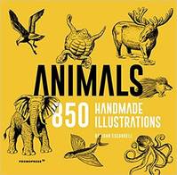Animals - 850 Handmade Illustrations /anglais