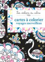 Cartes à colorier voyages merveilleux, Cartes à colorier