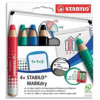 Etui Carton 4 Stabilo Markdry