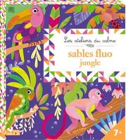 Tableaux sables fluos jungle