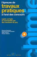 Épreuves de travaux pratiques de chimie à l'oral des concours