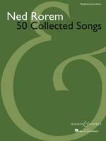 50 Collected Songs, medium/low voice and piano. moyenne/grave.
