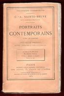 Portraits Contemporains . Tome Quatrième ( 4 , IV ) : Le Comte A. De Saint-Priest - M. De Barante - M. Thiers -  Fauriel - Daunou - Leopardi - Parny , Etc