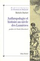 Anthropologie et histoire au siècle des lumières