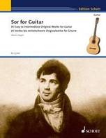 Sor for Guitar, 35 Œuvres originales faciles pour guitare. guitar.