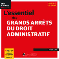 L'essentiel des grands arrêts du droit administratif, 2022/2023