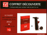 Coffret découverte RVF : L'indispensable pour acheter malin et servir le vin, 1 Guide Rouge 2012 + 1 Pompe à vin et 2 bouchons VacuVin