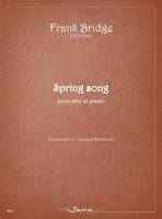 Spring song, Pour alto et piano