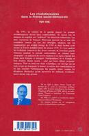 Les révolutionnaires dans la France social-démocrate 1981-1995