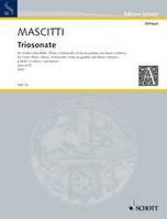 Triosonata g minor, op. 6/15. violin (flute, oboe), cello (viola da gamba) and basso continuo. Jeu de parties.