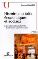 Histoire des faits économiques et sociaux, Volume 2, De la Révolution industrielle à la Première Guerre mondiale : industrialisation et sociétés dans le monde au XIXe et au début du XXe siècle