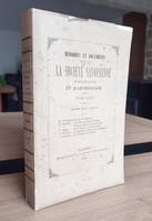 Mémoires et Documents de la Société Savoisienne d'Histoire et d'Archéologie. Tome XXXI - 1892 - Deuxième série Tome VI - Histoire de Samoëns (1762-1792)