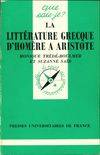 La littérature grecque d'Homère à Aristote