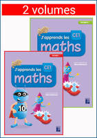 J'apprends les maths CE1 fichier de l'élève en 2 volumes