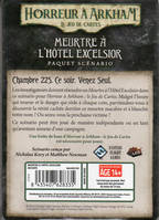 Meurtre à l'Hôtel Excelsior - Paquet Scénario