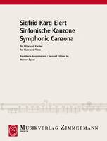 Canzone symphonique, flute and piano.